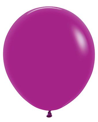 Purple Orchid Balloons 18 Inch Round - 25-Count Latex Balloon Pack - Image 1