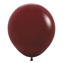 Merlot Latex Balloons 18 Inch - 25-Pack - Image 1