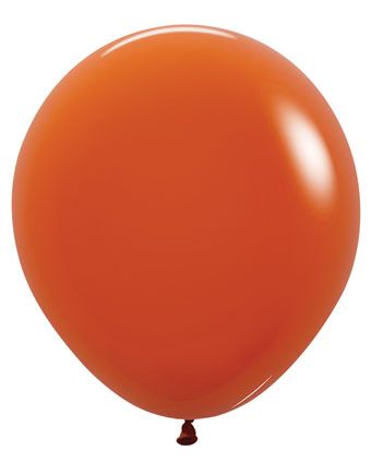 Sunset Orange Balloon - 18 Inch Bag of 25 - Image 1