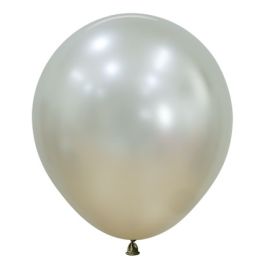 Cream Pearl Latex Balloons 18 Inch - 25-Pack - Image 1