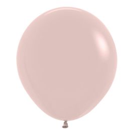 Creamy Blush Balloons 18 Inch - 25-Pack Latex Bulk - Image 1