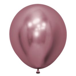 Pink Latex Balloons 18 Inch Round - 15-Count Bulk Pack - Image 1