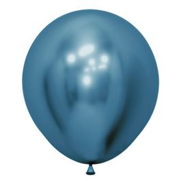 Blue Latex Balloons 18 Inch Round - 15-Pack Bulk Set - Image 1