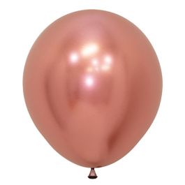 Rose Gold Balloons 18 Inch - 15-Count Bulk Pack - Image 1