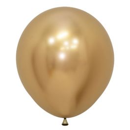 Gold Latex Balloons 18 Inch - 15-Pack Bulk Set - Image 1