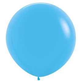 Blue Latex Balloons 3 Inch Round Shape - 2-Pack - Image 1