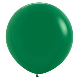 Forest Green Balloons 3 Inch Round - 10-Pack - Image 1