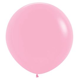 Bubble Gum Pink Latex Balloons 3 Inch - 2-Pack - Image 1