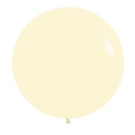 Pastel Matte Yellow Latex Balloons 3 Inch - 2-Pack - Image 1