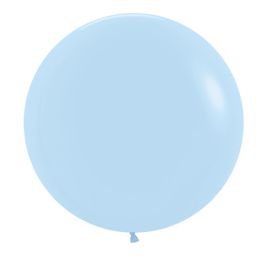 Pastel Blue Balloons 3 Inch Round - 10-Pack Value Pack - Image 1