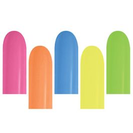 Assorted Neon Twisting Balloons 260 - 100 Count Pack - Image 1