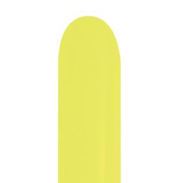 Neon Yellow 260 Twisting Balloon - 50-Pack - Image 1