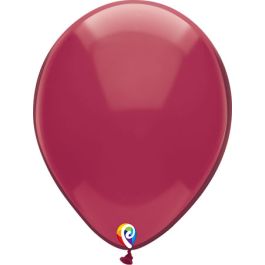 Crystal Burgundy Latex Balloons 12 Inch - 15-Pack - Image 1