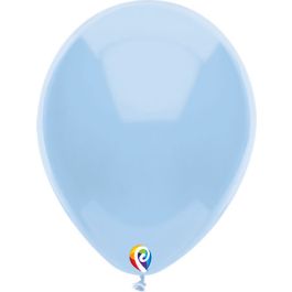Baby Blue Latex Balloons 12 Inch Round - 50-Pack - Image 1