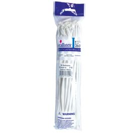 White 260 Twisting Balloons for Animals - 50 Count Pack - Image 1
