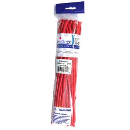 Red 260 Twisting Modeling Balloons - 50-Count Bulk Pack - Image 1