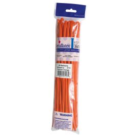 Orange 260 Twisting Balloons - 50-Pack - Image 1