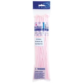 Pastel Pink 260 Twisting Balloons - 50 Count - Image 1