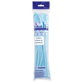 Pastel Blue 260 Twisting Balloon Tubing - 50 Count - Image 1