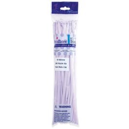 Pastel Lilac 260 Twisting Balloons - 50 Count - Image 1