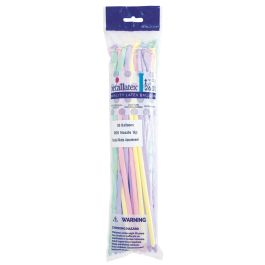 Pastel Matte Balloon Nozzles 260 - 50-Pack - Image 1