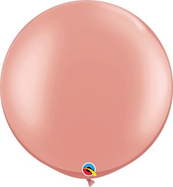 30" Metallic Rose Gold Balloon - Party Supplies - Image 1
