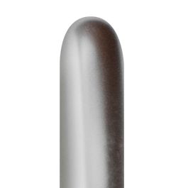 Silver Balloon Nozzles & Tips - 50 Count Pack for Twisting - Image 1