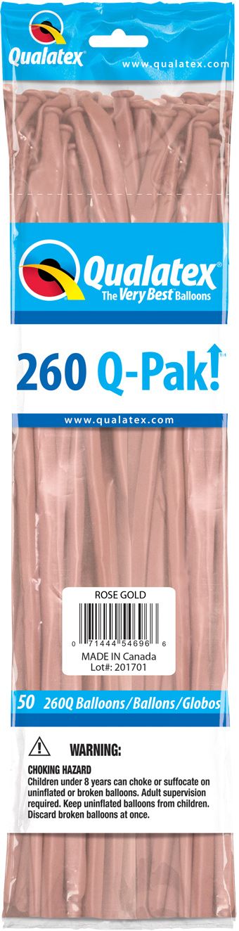 Rose Gold Balloons 260Q-Pak - Party Supplies - Image 1