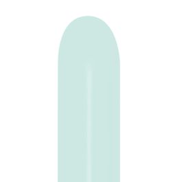 Pastel Green 260 Twisting Balloons - 50-Pack Bulk - Image 1