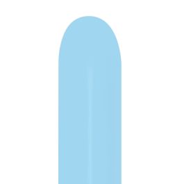 Pastel Matte Blue 260 Twisting Balloons - 50-Pack - Image 1