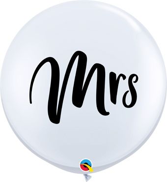 Mrs Balloon 18" - Wedding Party Decor - Image 1