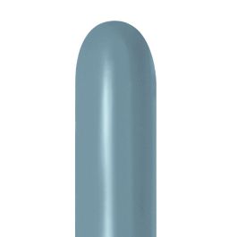 Pastel Dusk Blue 260 Twisting Balloons - 50 Count - Image 1