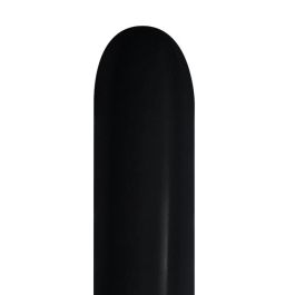 Black 160B Sempertex Deluxe Latex Balloons - 100-Pack - Image 1