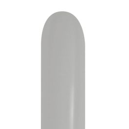 Metallic Silver 160B Twisting Balloons - 100 Count - Image 1