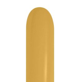 Metallic Gold 160B Sempertex Twisting Balloon - 100 Count - Image 1