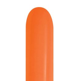 Orange 360B Sempertex Modeling Balloons - 50 Count - Image 1