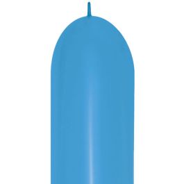 Neon Blue Latex Balloons - 50 Count Party Pack - Image 1