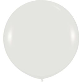 Crystal Clear Latex Balloons 24 Inch - 10-Pack - Image 1