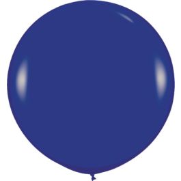 Royal Blue Balloons 24 Inch Round - 10-Pack Bulk - Image 1