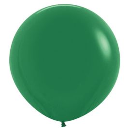Forest Green Latex Balloons 24 Inch - 10-Pack - Image 1