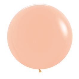 Peach-Blush Latex Balloons 24 Inch - 10-Pack - Image 1