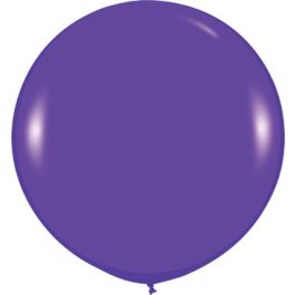 Violet Balloons 24 Inch Round - 10-Pack Bulk Latex Set - Image 1