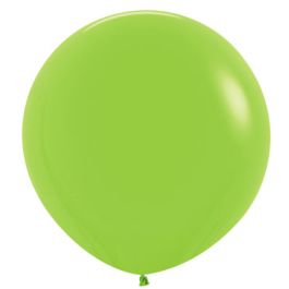Neon Green Latex Balloon 24 Inch - 10 Count Party Pack - Image 1