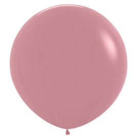 Dusty Rose Latex Balloons 24 Inch - 10-Pack Bulk Value Set - Image 1