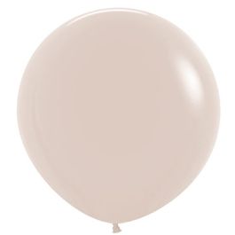 White Latex Balloons 24 Inch - 10-Pack - Image 1