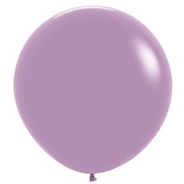 Pastel Dusk Lavender Latex Balloons 24 Inch - 10-Pack - Image 1