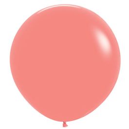 Tropical Coral Balloon 24 Inch Round - 10-Count Pack - Image 1