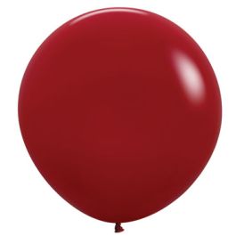 Imperial Red Latex Balloons 24 Inch - 10 Count - Image 1