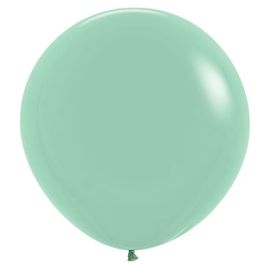 Pastel Dusk Green Tea Latex Balloons 24 Inch - 10-Pack - Image 1