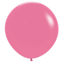 Rose Pink Balloons 24 Inch Round - 10-Pack Bulk - Image 1